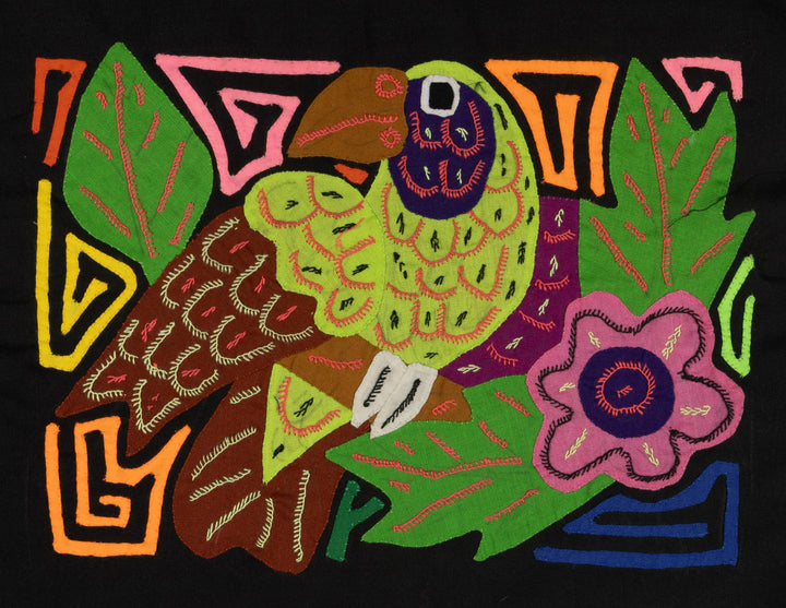 Multi-Color Parrot Bird Green And Purple Molita