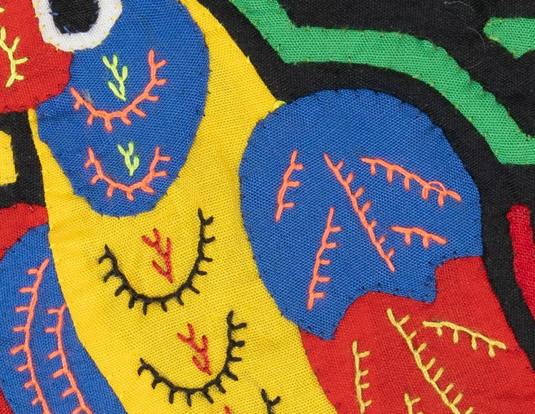 Yellow Blue And Red Bird Molita