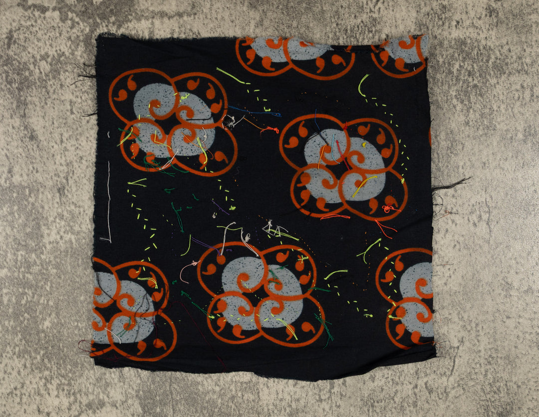 Multi-Color Parrot Bird Navy And Orange Molita