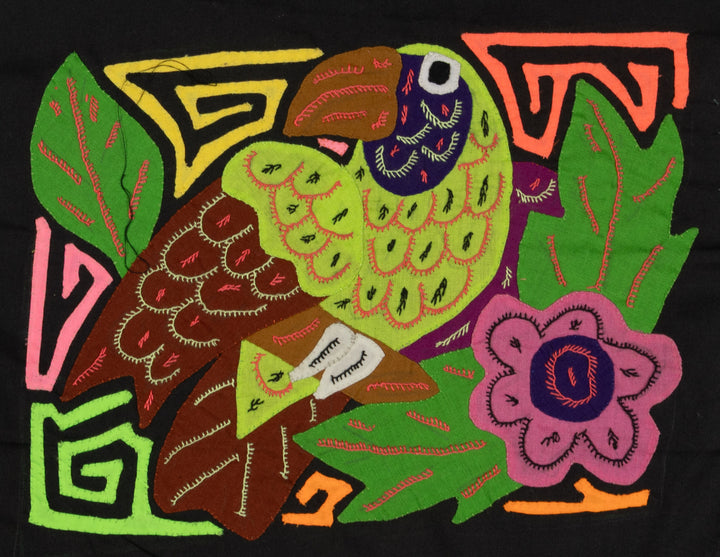 Multi-Color Bird Green And Purple Molita