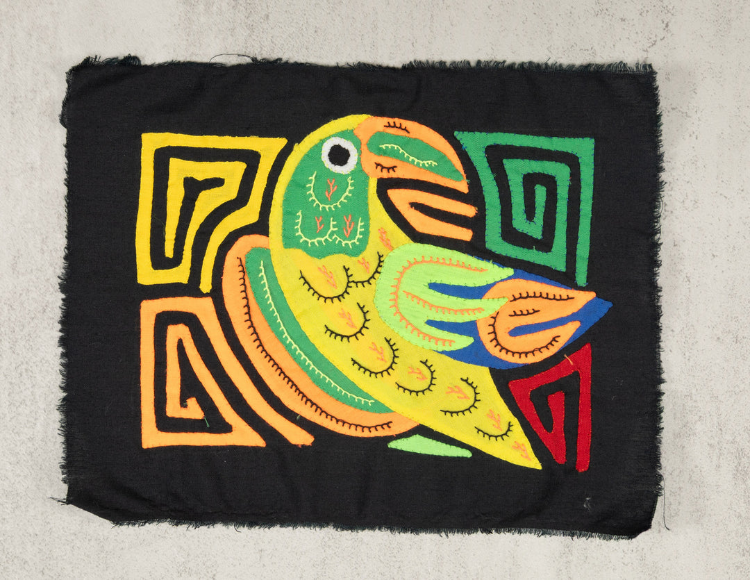 Yellow Orange And Green Bird Molita