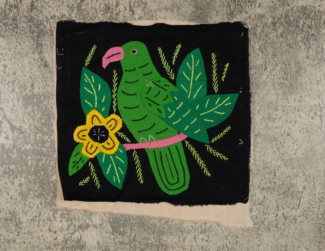 Multi-Color Parrot Bird Green And Pink Molita