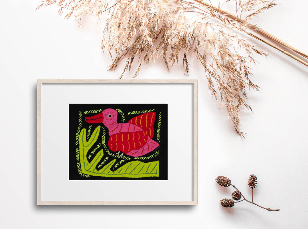 Multi-Color Parrot Bird Pink And Red Molita