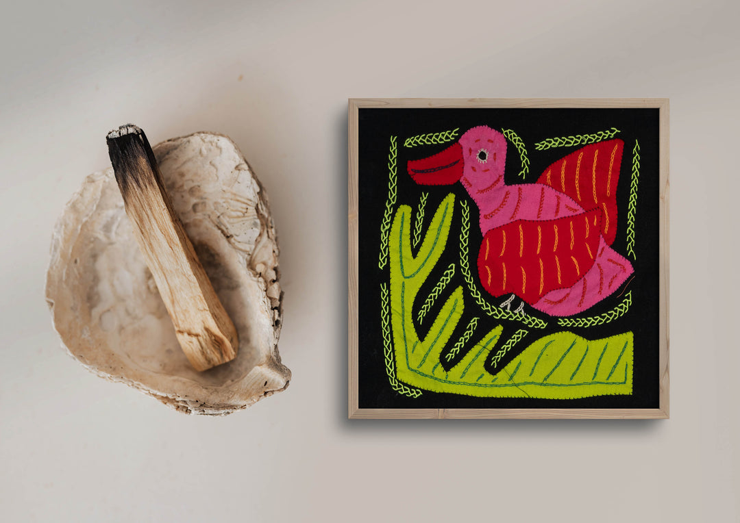 Multi-Color Parrot Bird Pink And Red Molita