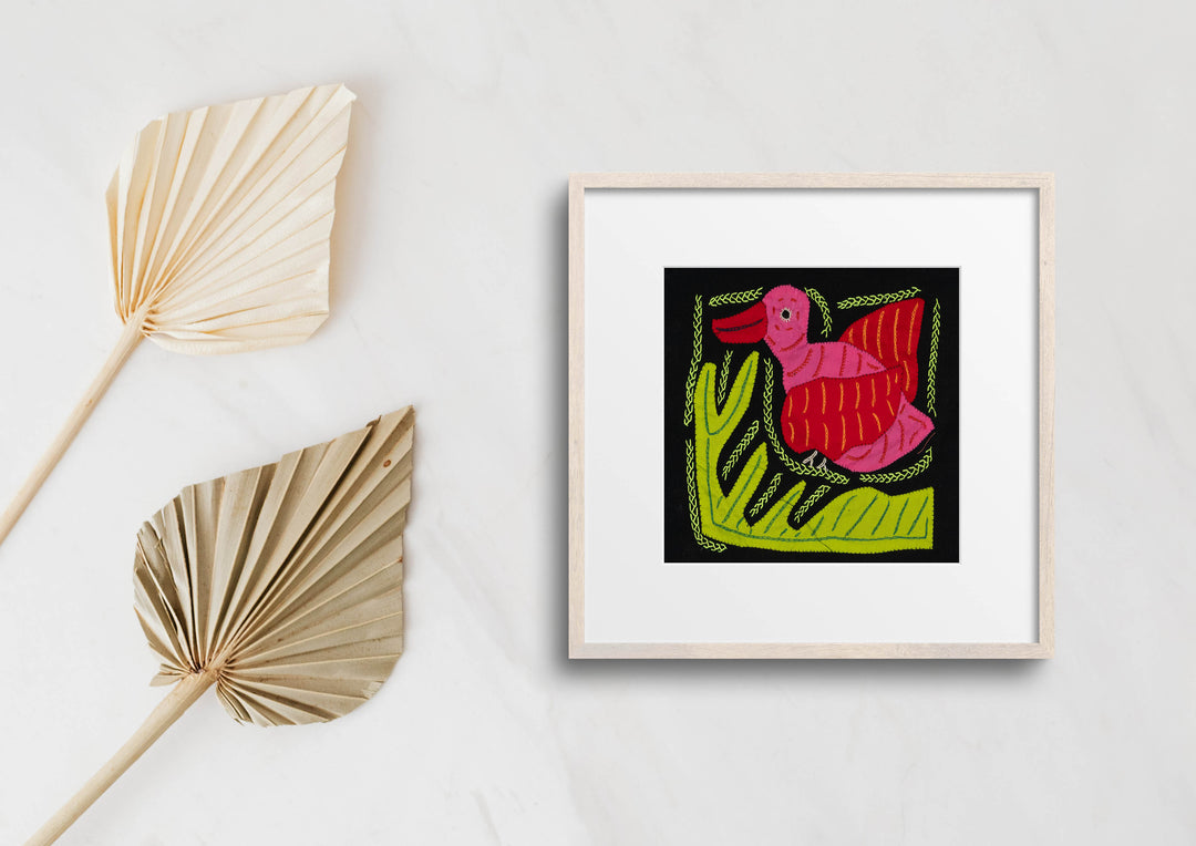 Multi-Color Parrot Bird Pink And Red Molita