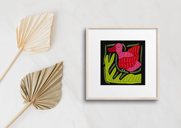 Multi-Color Parrot Bird Pink And Red Molita