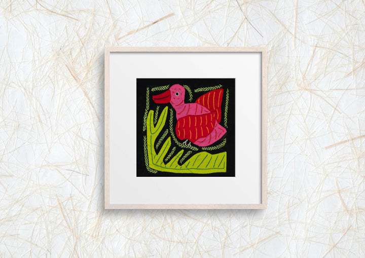 Multi-Color Parrot Bird Pink And Red Molita