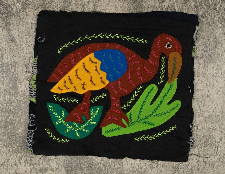 Multi-Color Water Bird Brown And Yellow Molita