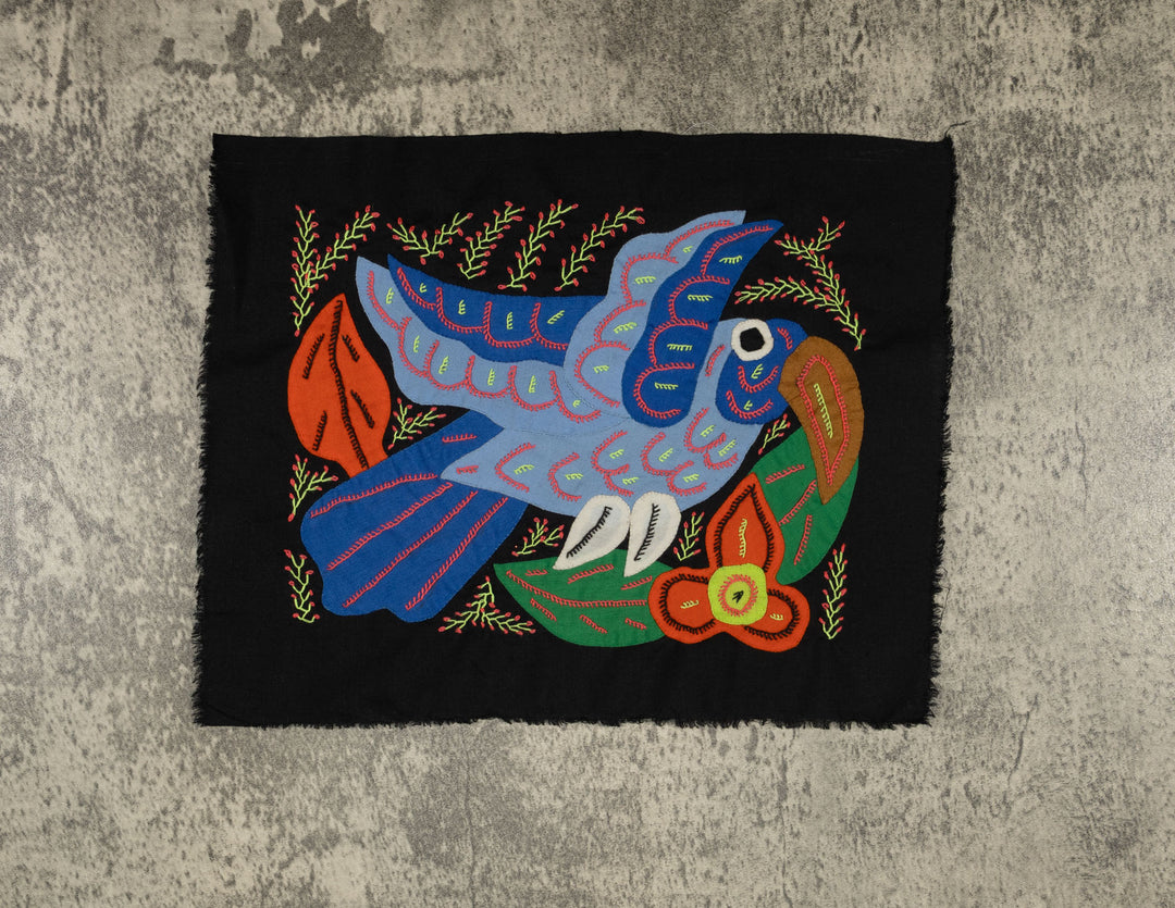 Multi-Color Bird Blue Molita