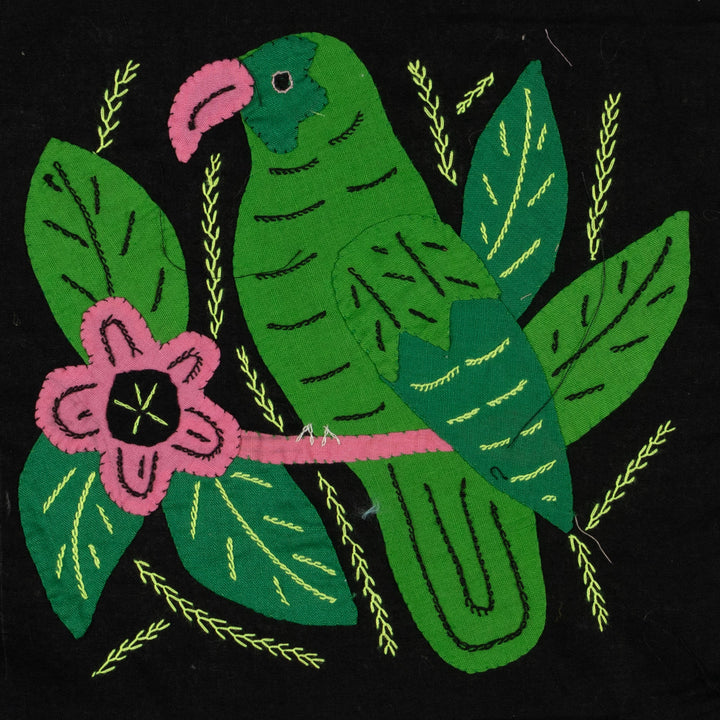 Multi-Color Parrot Bird Green And Pink Molita