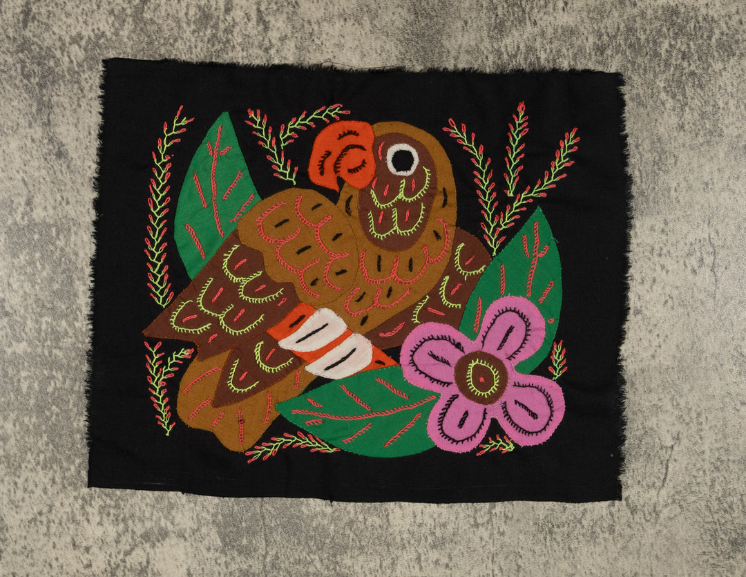 Multi-Color Parrot Bird Pink And Brown Molita