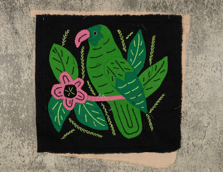 Multi-Color Parrot Bird Green And Pink Molita