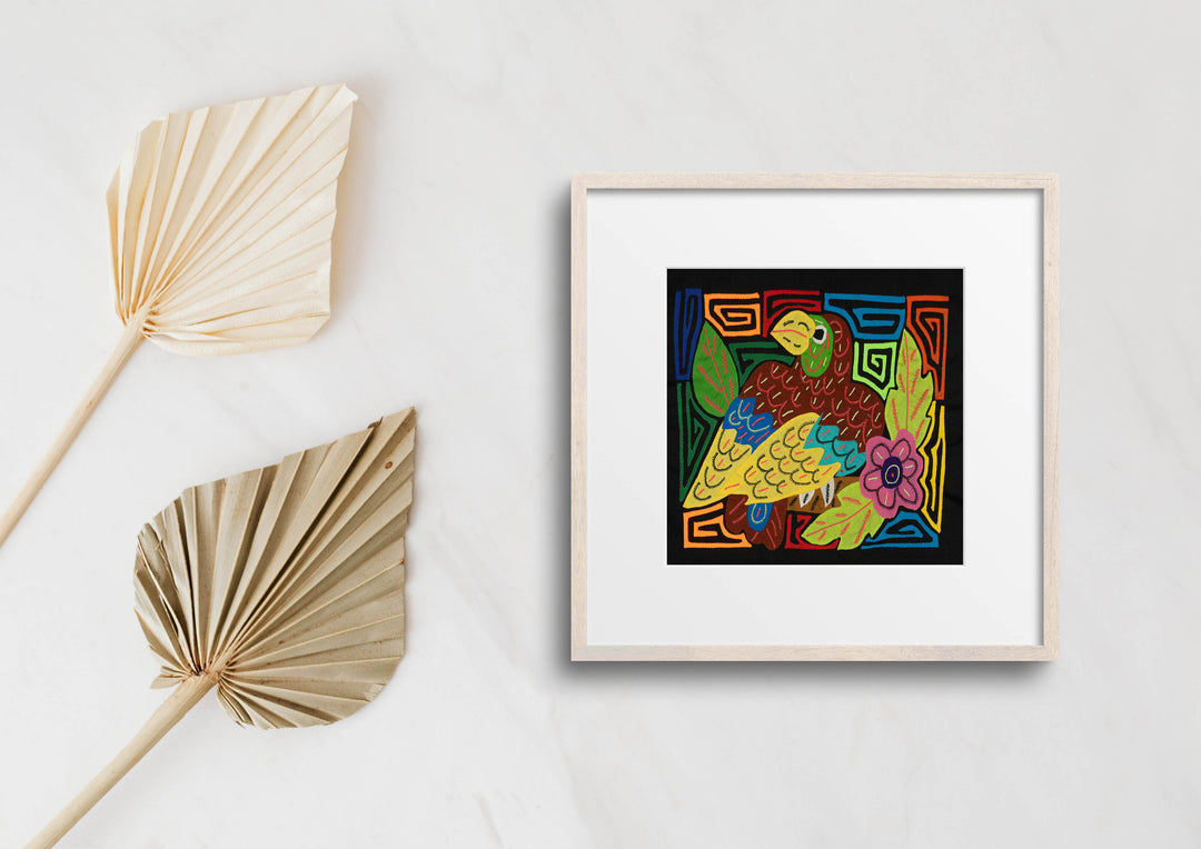 Multi-Color Parrot Bird Yellow And Brown Molita