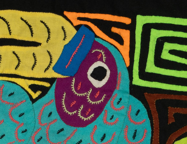 Multi-Color Toucan Bird Blue And Purple Molita