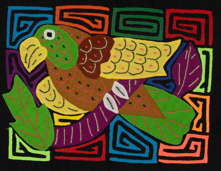 Multi-Color Bird Yellow And Purple Molita