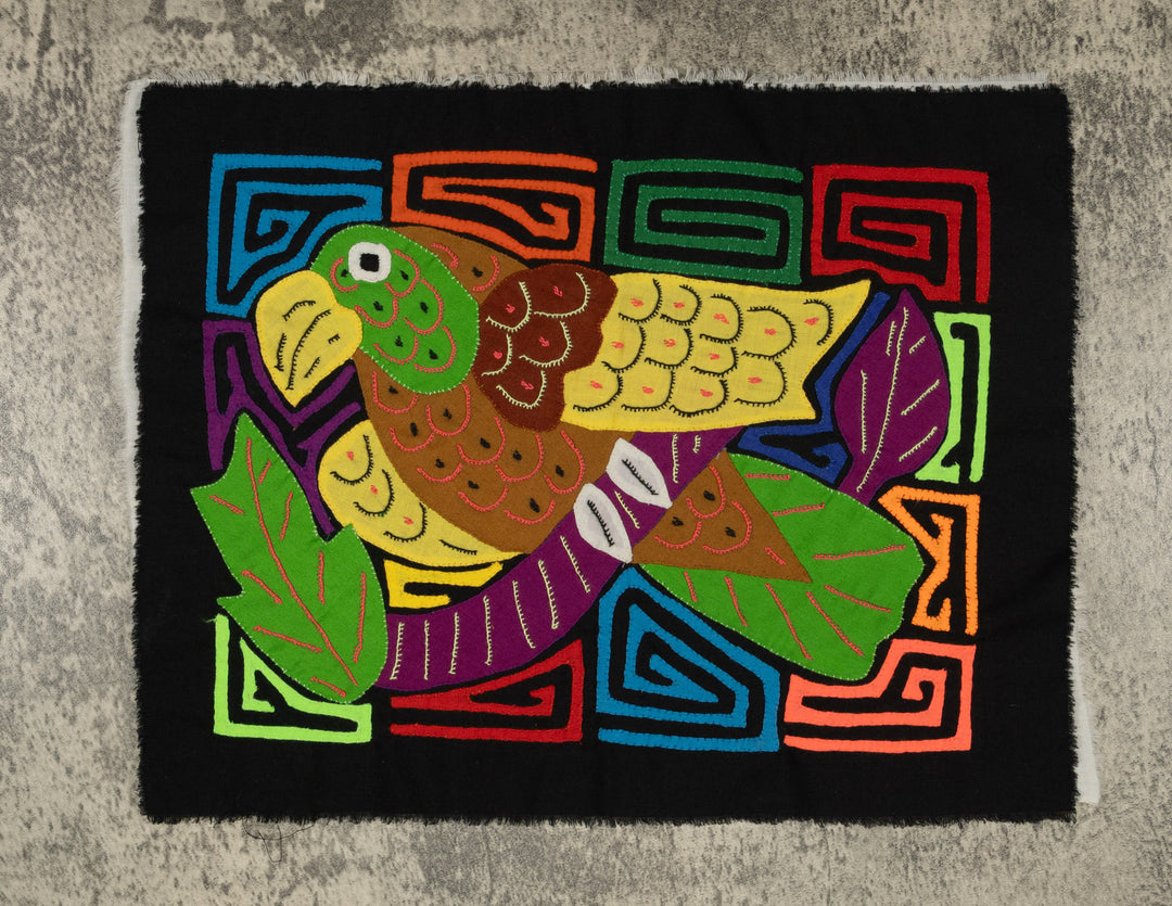 Multi-Color Bird Yellow And Purple Molita