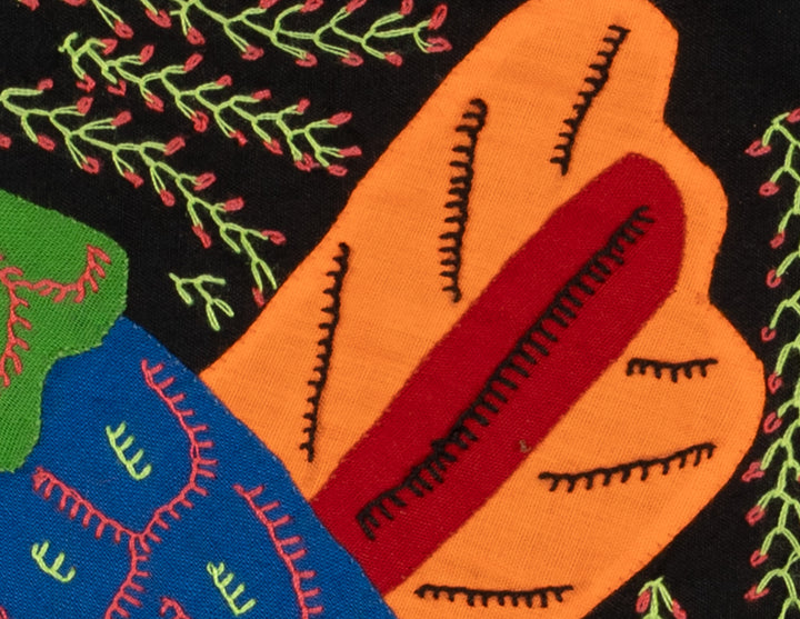 Multi-Color Parrot Bird Blue And Orange Molita