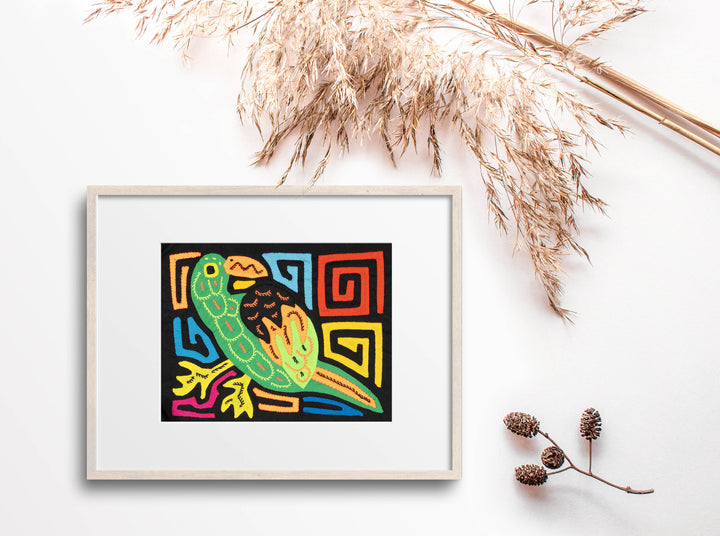 Green Parrot Bird Molita