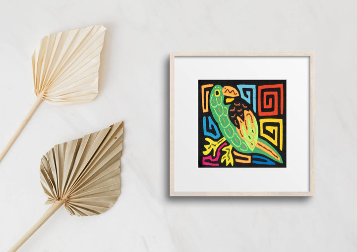 Green Parrot Bird Molita