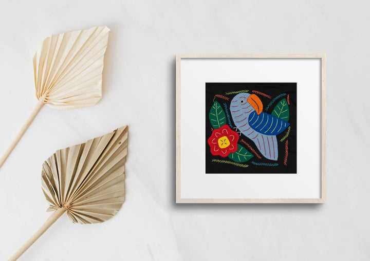 Multi-Color Parrot Bird Blue And Red Molita