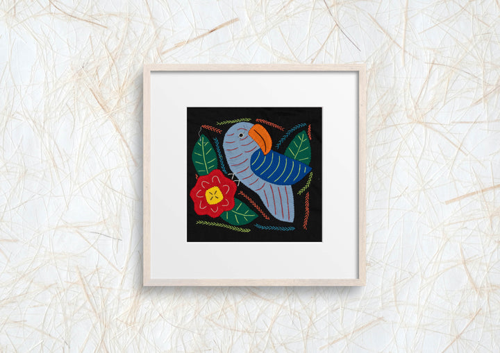 Multi-Color Parrot Bird Blue And Red Molita