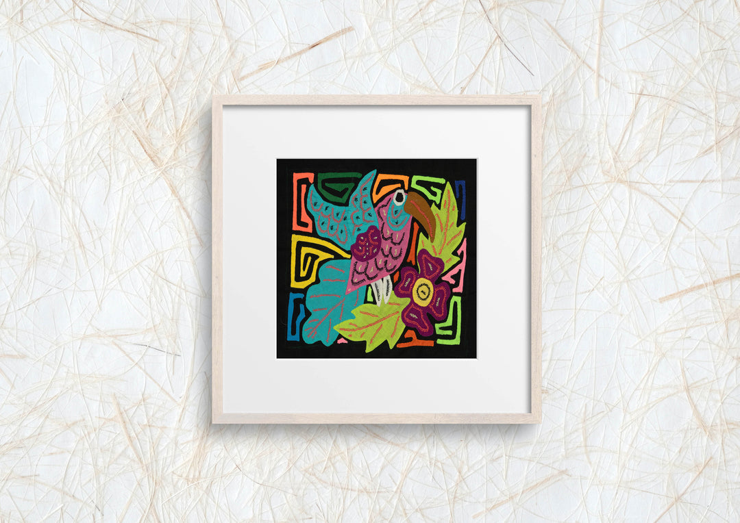 Multi-Color Bird Blue And Purple Molita