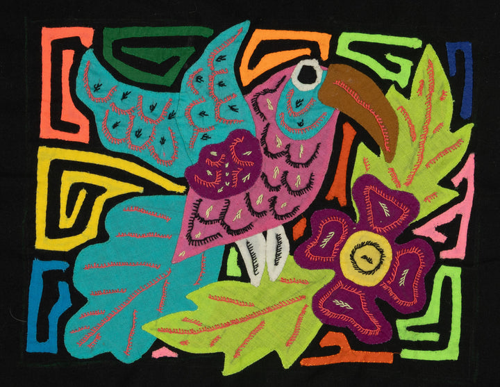 Multi-Color Bird Blue And Purple Molita