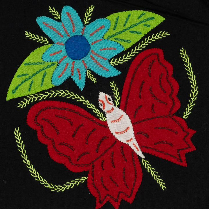 Multi-Color Butterfly Red And White Molita