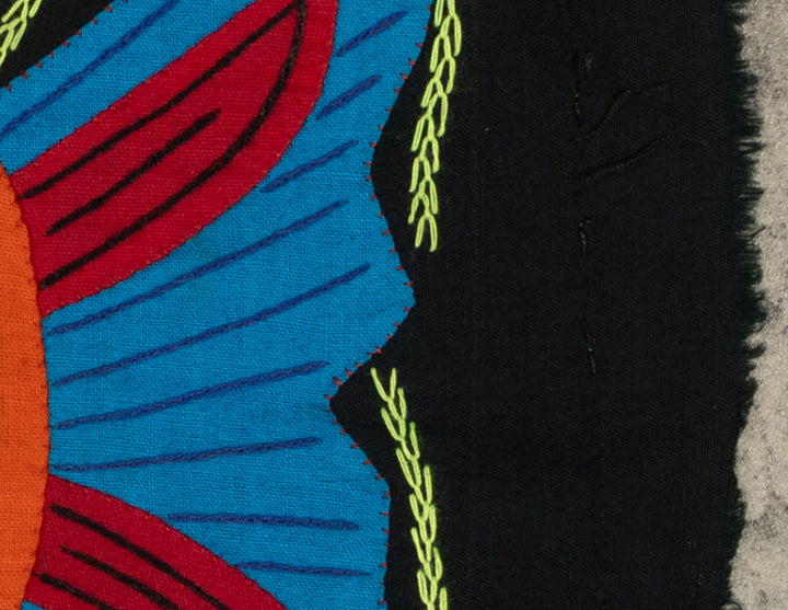 Multi-Color Butterfly Orange And Blue Molita