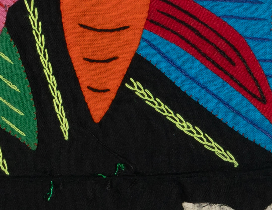 Multi-Color Butterfly Orange And Blue Molita