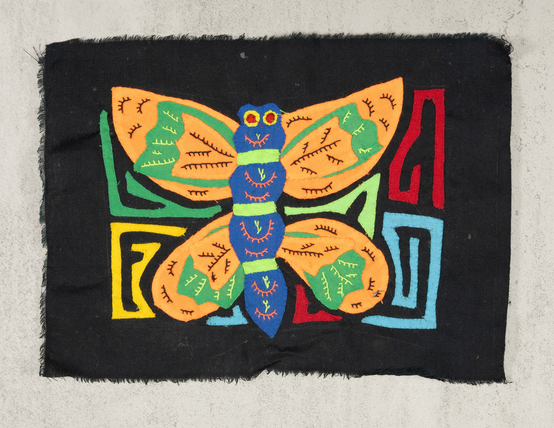 Orange Green And Blue Butterfly Molita