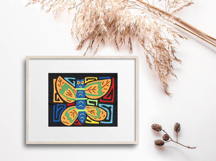 Orange And Blue Butterfly Molita