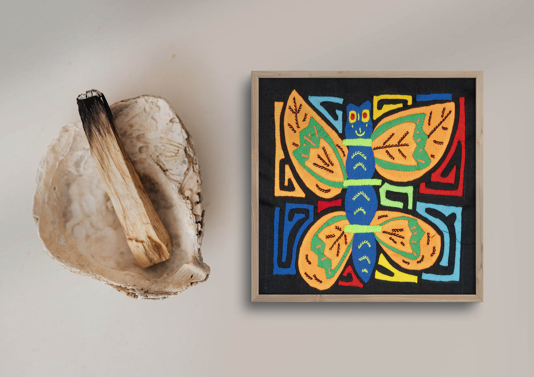 Orange And Blue Butterfly Molita