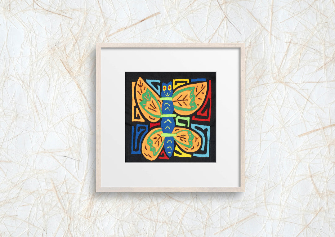 Orange And Blue Butterfly Molita