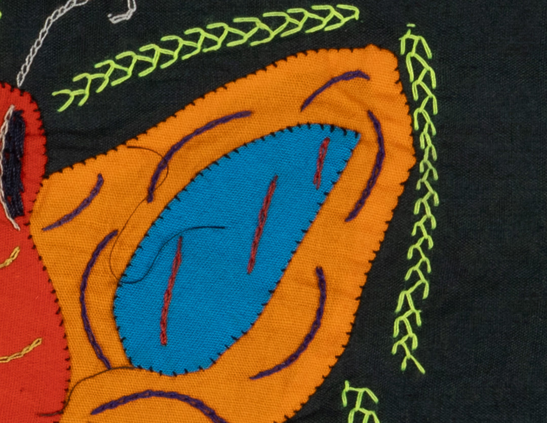 Multi-Color Butterfly Red Orange And Blue Molita