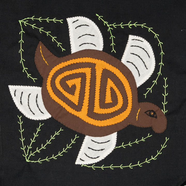 Whute Brown And Gold Fantasy Sea Turtle Molita