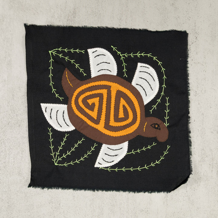 Whute Brown And Gold Fantasy Sea Turtle Molita