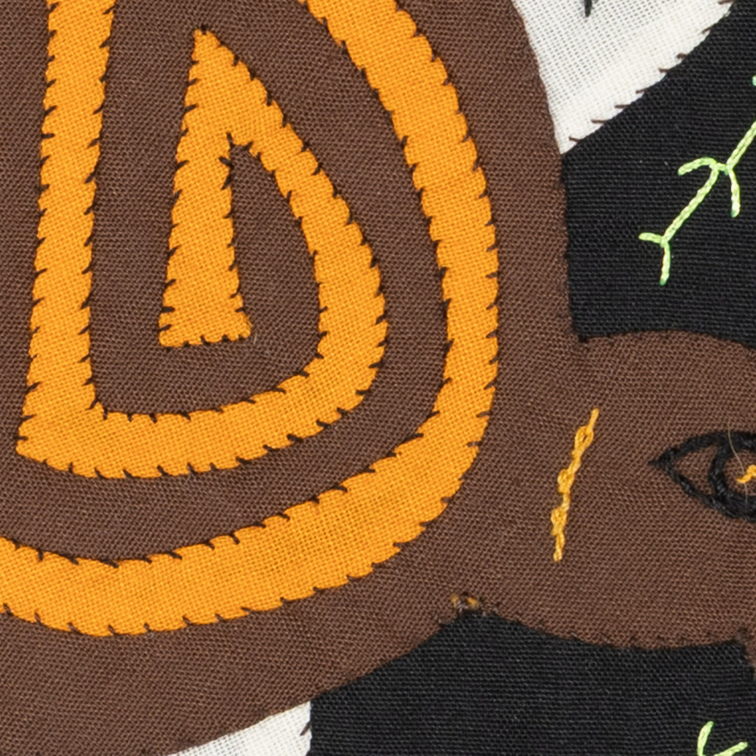 Whute Brown And Gold Fantasy Sea Turtle Molita