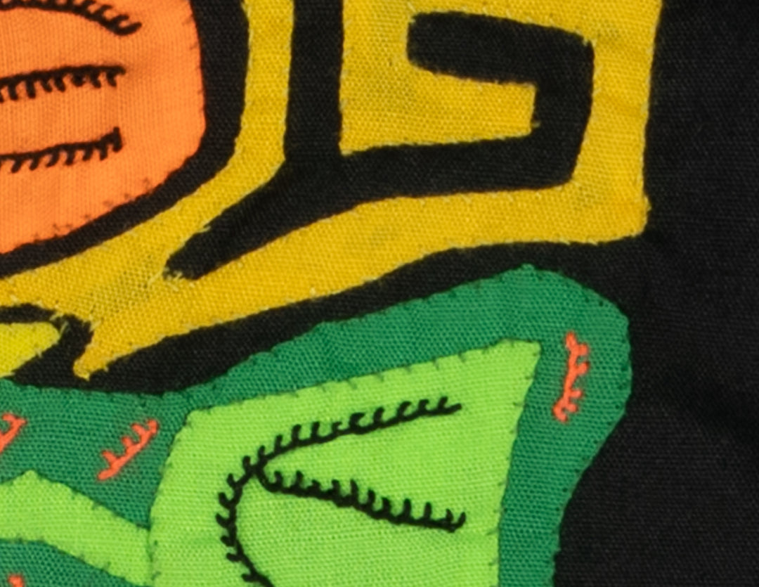 Multi-Color Ocean Fish Green And Orange Molita