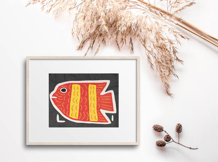 Red And Yellow Fantasy Angel Fish Molita