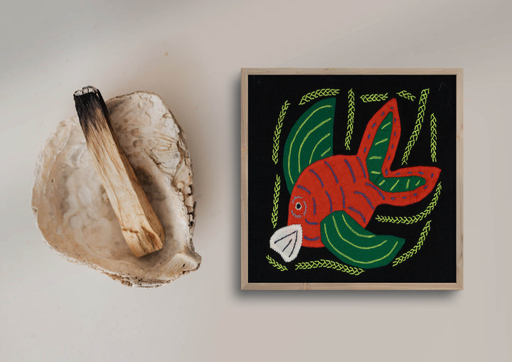 Multi-Color Ocean Fish Orange And Green Molita