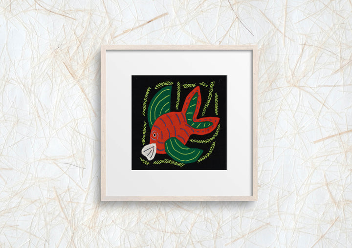 Multi-Color Ocean Fish Orange And Green Molita