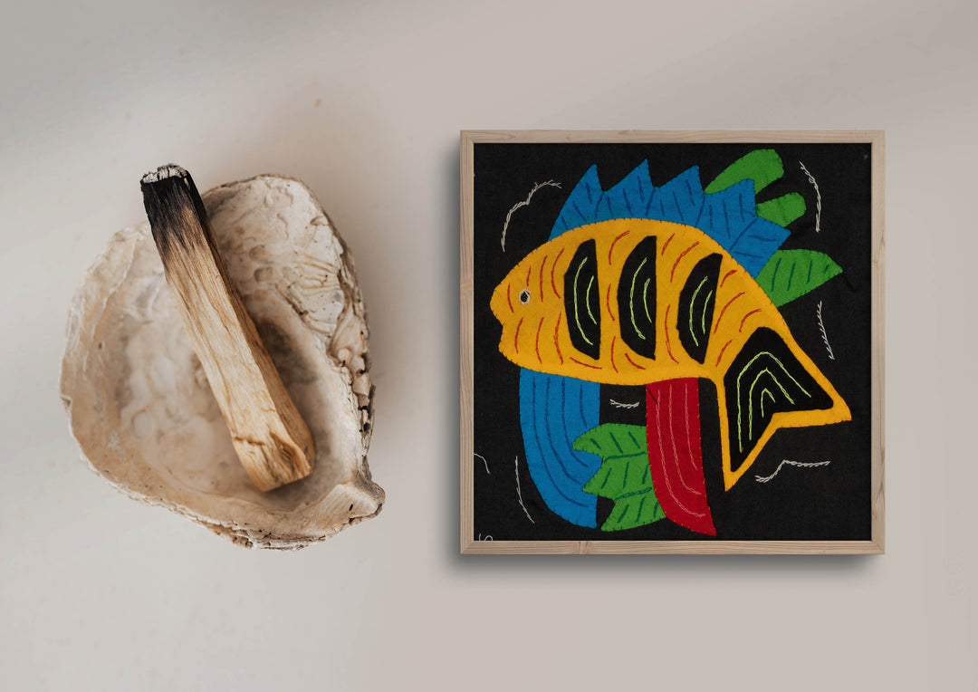 Multi-Color Ocean Fish Yellow And Blue Molita