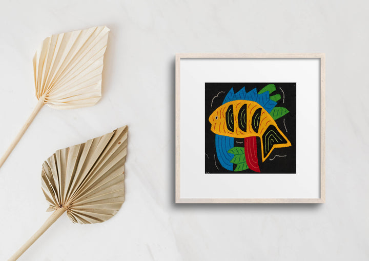 Multi-Color Ocean Fish Yellow And Blue Molita