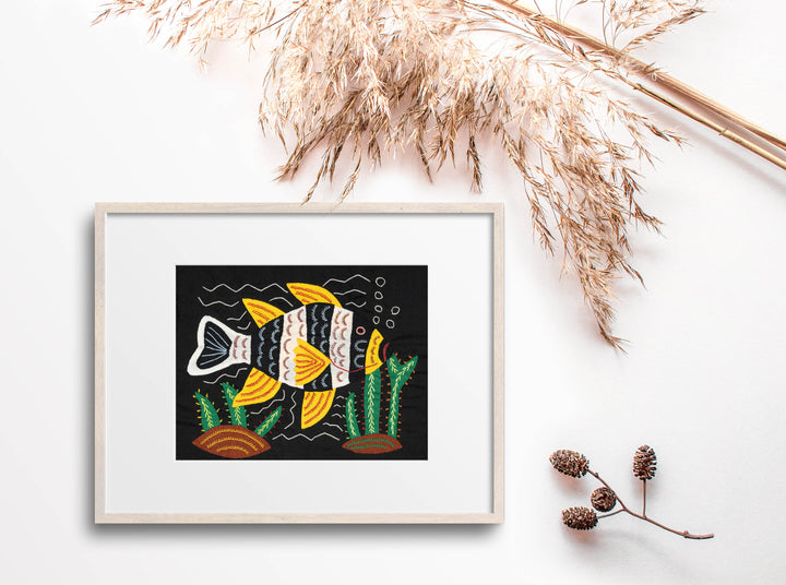 Yellow And White Fantasy Fish Molita