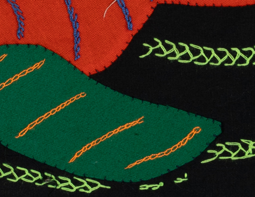 Multi-Color Ocean Fish Green And Orange Molita