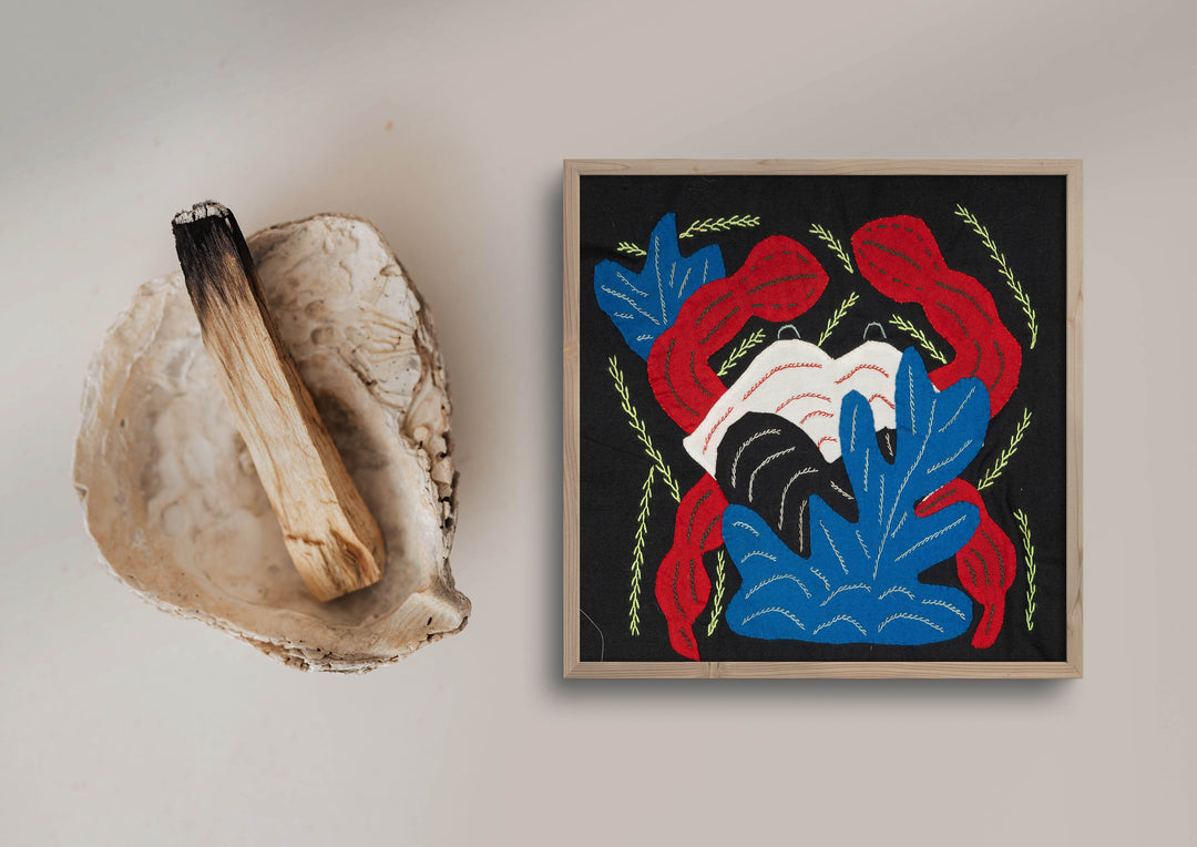 Red White And Blue Fantasy Crab Molita