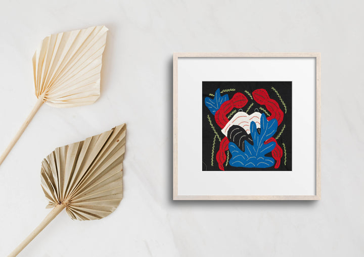 Red White And Blue Fantasy Crab Molita