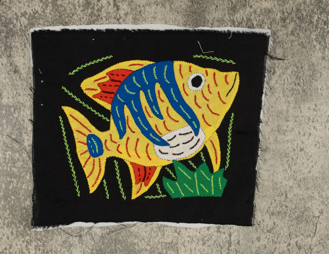 Multi-Color Ocean Fish Yellow And Blue Molita