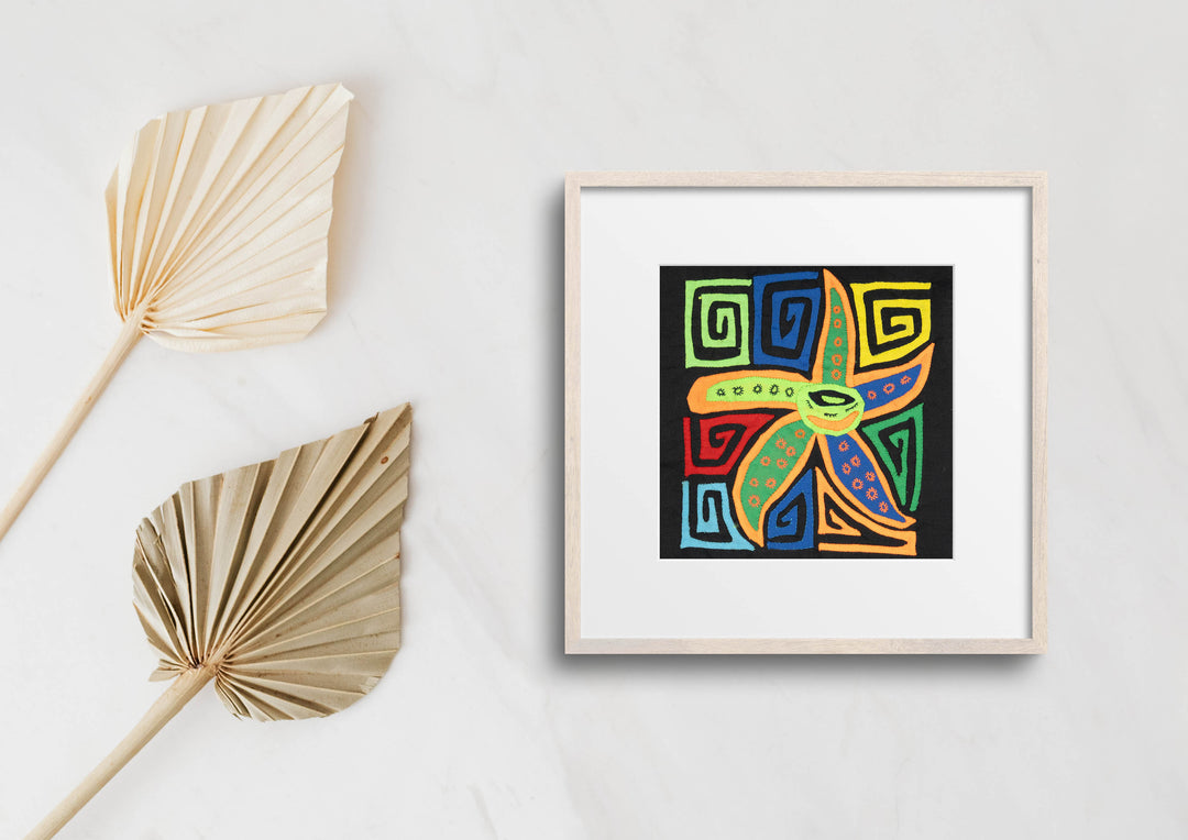 Green Gold And Blue Fantasy Starfish Molita